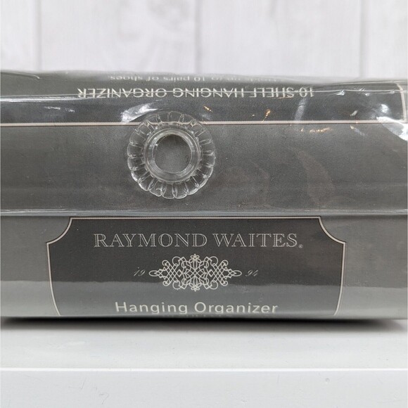 Raymond Waites Hanging Shoe Organizer 10 Shelf Gray - Picture 2 of 5